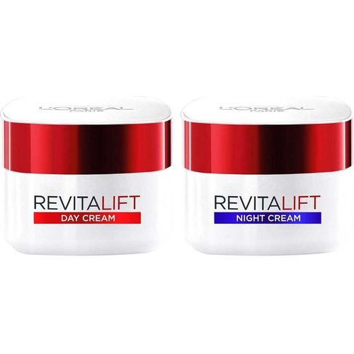 L'Oreal L’Oreal Paris Revitalift Hydrating Day & Night Cream Duo, Powered By Pro-Retinol Fibrelastyl, 2X