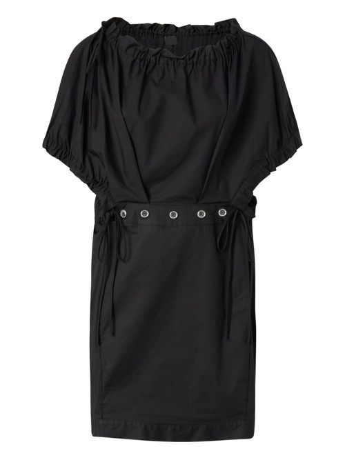 PINKO drawstring-detail minidress - Black