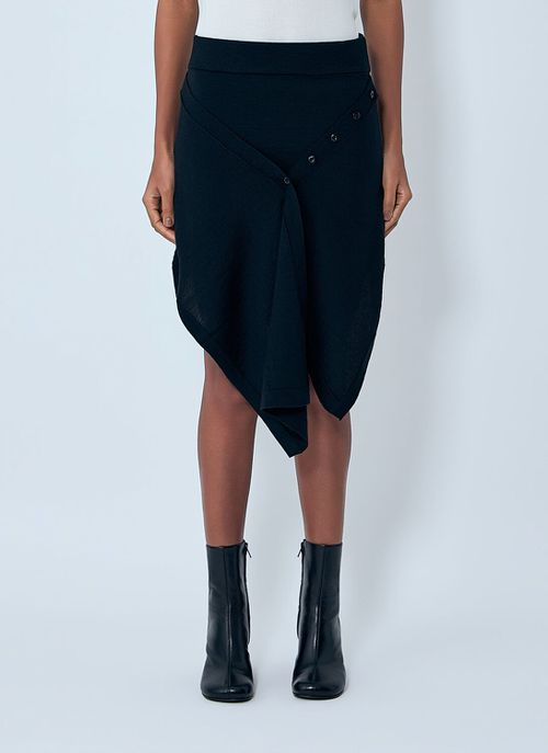 Buttoned Skirt