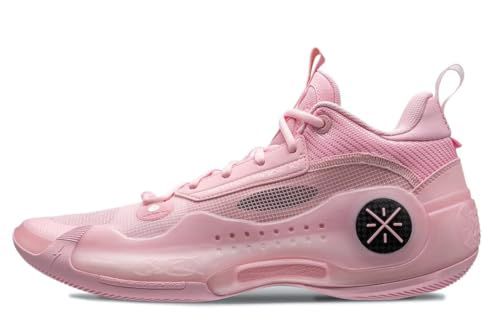 LI-NING Way of Wade 10 Fallen Cherry Men Basketball Shoes Lining Anti-Slip Professional Shock Absorption Sneakers Sports Shoes Pink US