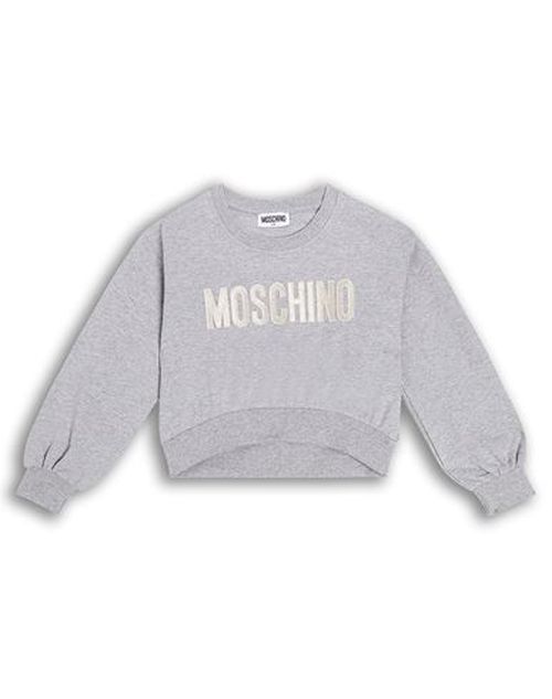 Kid Girl Sweatshirt Grey Size 10 Cotton, Elastane, Metal fiber, Polyamide, Paper Yarn
