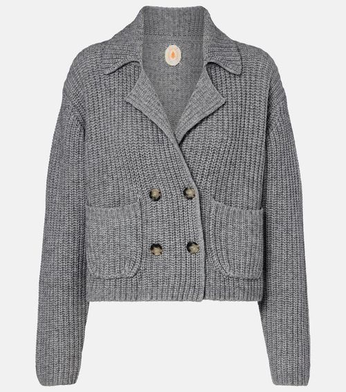 Cotton and cashmere cardigan