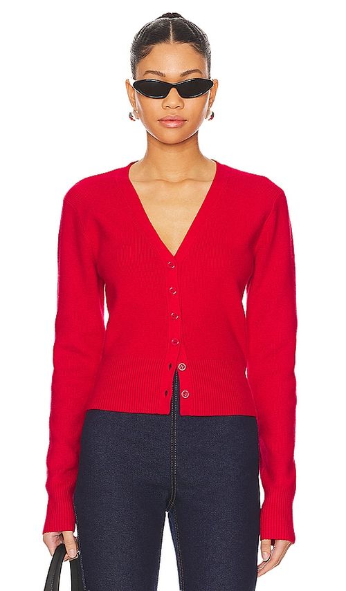 GUIZIO CARDIGAN CAMELIE in Red. Größe XXS. Also in L, M, S