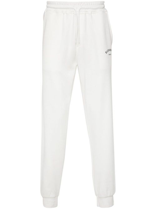 Logo-print track pants - Neutrals