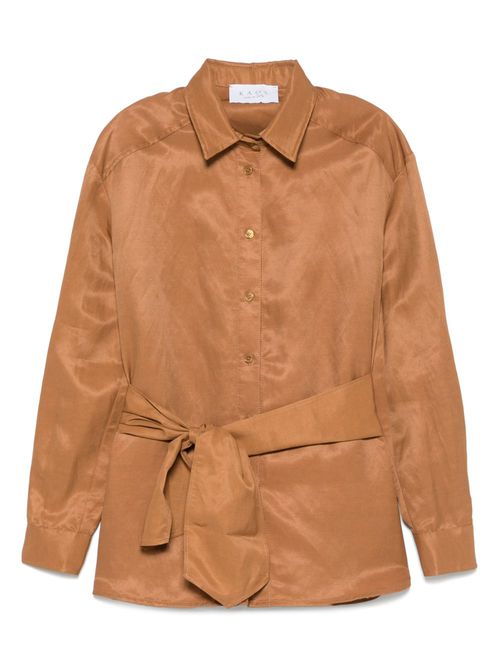 Kaos belted shirt - Brown