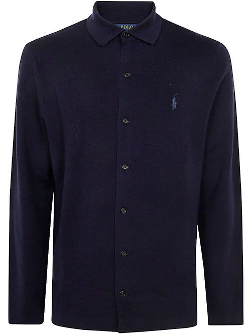 Logo Embroidered Knitted Shirt