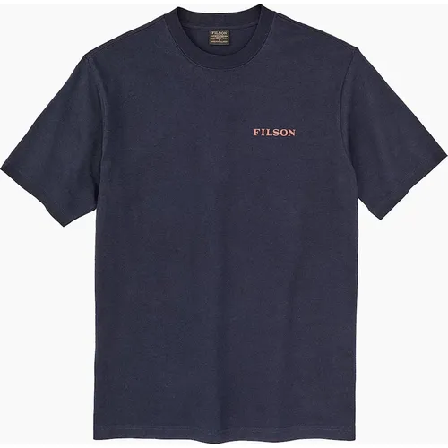Men's Filson Frontier Logo T-Shirt - Navy