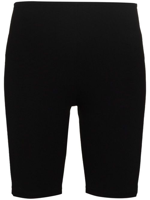 Milano logo print cycling shorts - Black
