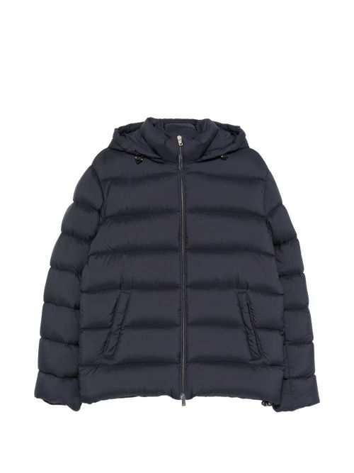 Men's Quilted Hooded Jacket