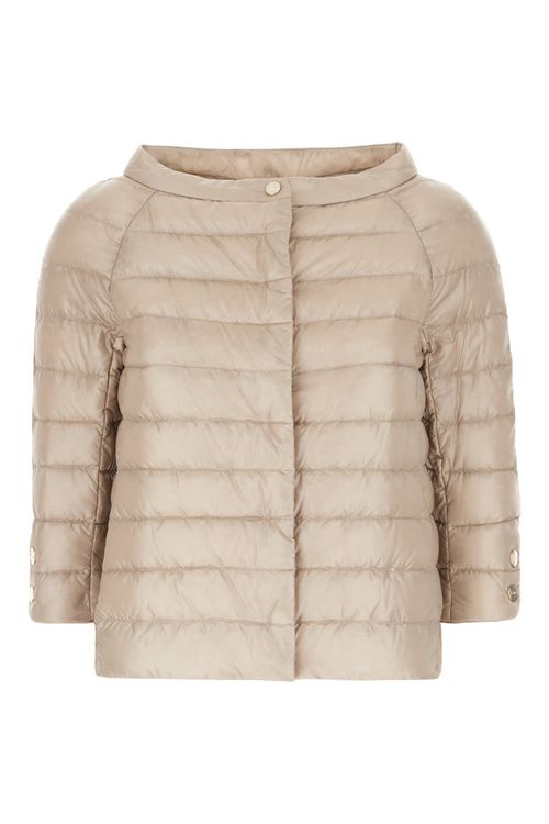 Cappuccino Nylon Down Jacket