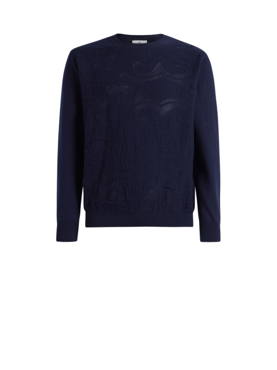 Textured Cotton Sweater