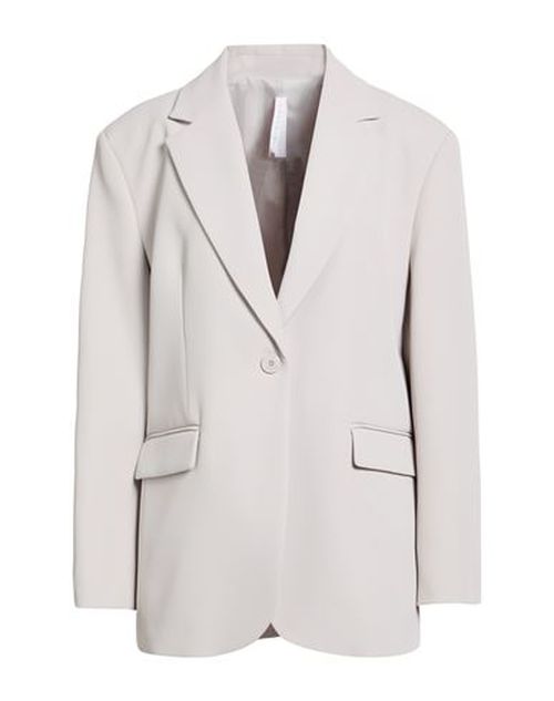 Woman Blazer Light grey Size M Polyester, Elastane