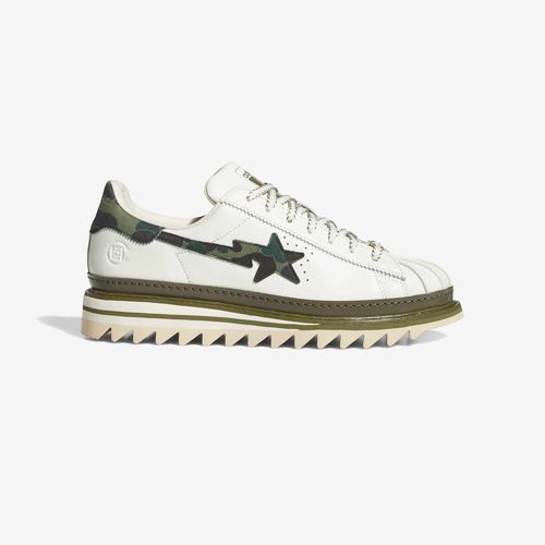 Adidas Superstar x BAPE x CLOT by Edison Chen - off white/branch/olive cargo - unisex