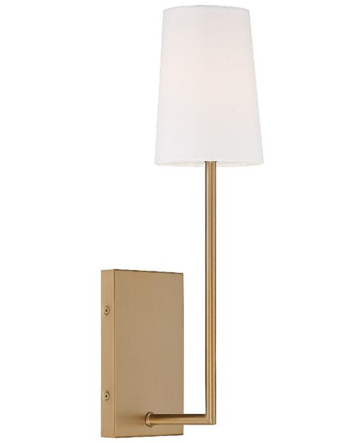Lena 1-Light Vibrant Gold Wall Mount