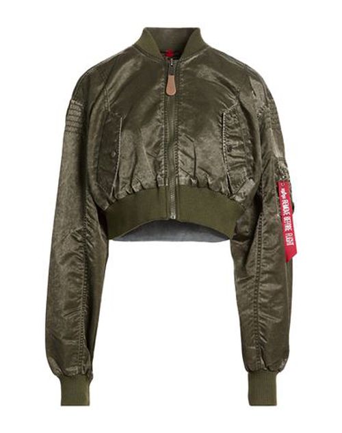 Woman Jacket Green Size L Nylon