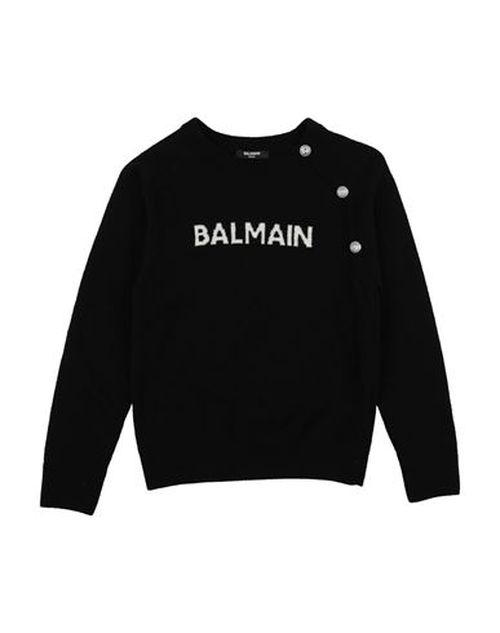 Kid Girl Sweater Black Size 10 Wool, Polyamide