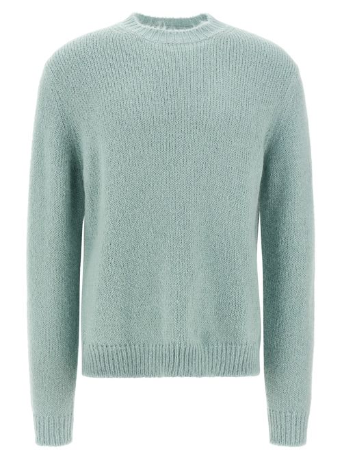 Alpaca Wool Blend Sweater — Blue