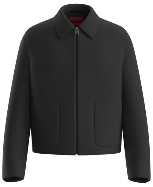 Men's Berys2641 Regular-Fit Wool-Blend Short Jacket - Black