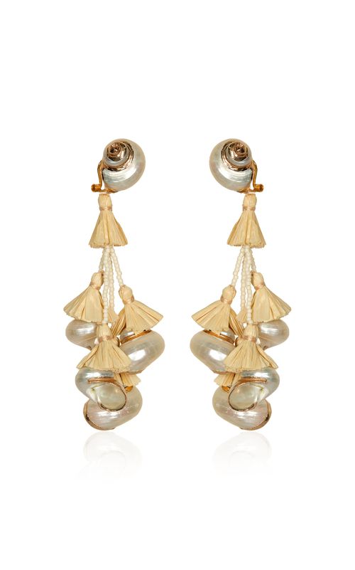 Espiral Sagrado Natural Shell Earrings