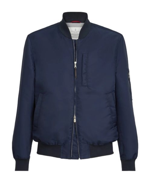 Ribbed-hem jacket