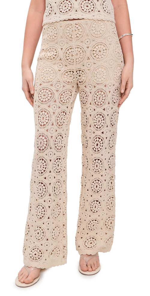 The Crochet Pants Cream