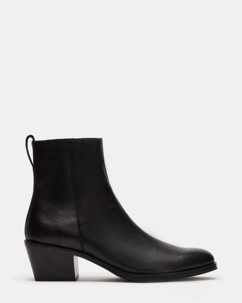 Steve Madden Women's Richie Ankle Boots - Black - - Leather