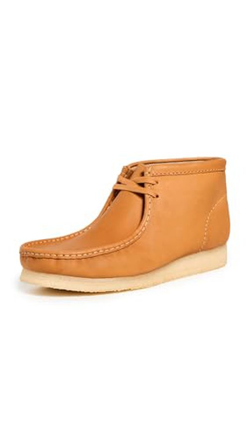 Clarks - Mens Wallabee Boot Low Boot, Color Blue Suede