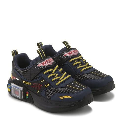 Kids' Garage Sneaker Little/Big Kid Shoes (Black/Navy/Yellow)