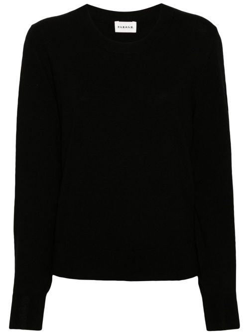 Crew-neck sweater - Black