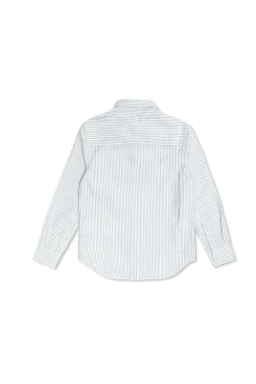 Shirt With A Striped Pattern, Unisex, Light Blue