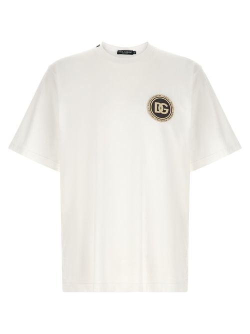 Logo-Embroidered Cotton T-Shirt — White