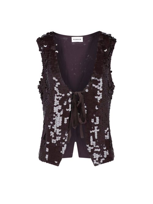 Sculpted Stretch Polyamide Top