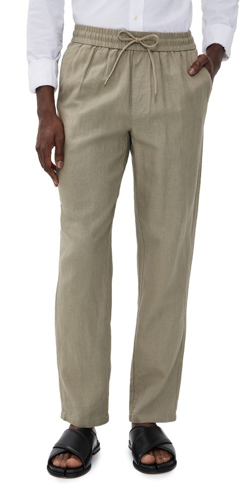 Patrick Linen Pants Laurel Oak Sand