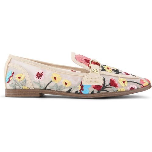 KG Kurt Geiger Womens Madeline Loafers - White Fabric