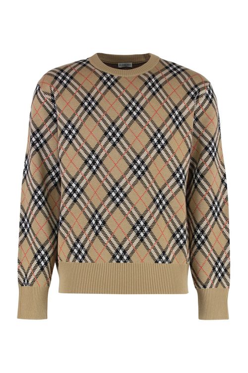 Beige Crew Neck Sweater