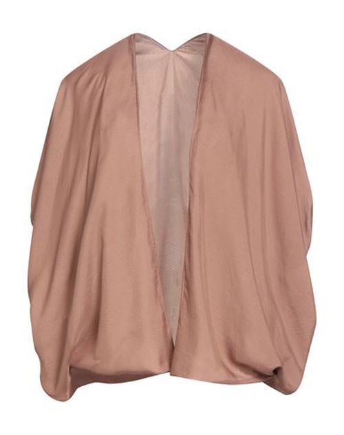 Woman Cardigan Khaki Size S Silk, Cashmere