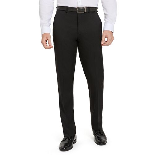 Men's Dress Pants - Black 38X34:- Black