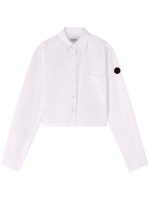 Cropped shirt - White