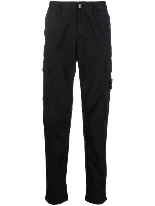 Stone Logo-Patch Trousers
