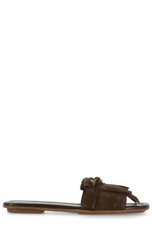 Hogan Fringed Sandals