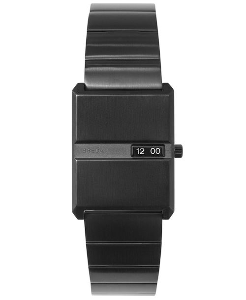 Women's 'Pulse' Black Plated Stainless Steel Bracelet Watch, 26mm - Midnight