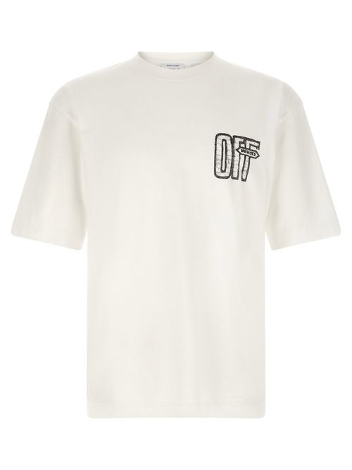 Graphic-Print Cotton T-shirt — White