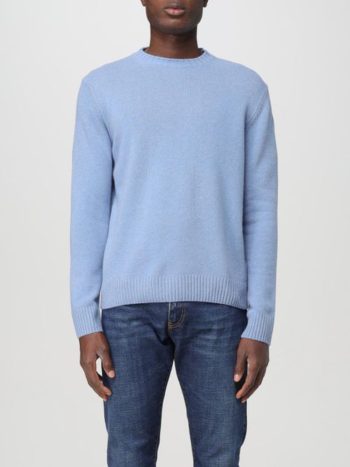 Sweater Men color Sky Blue
