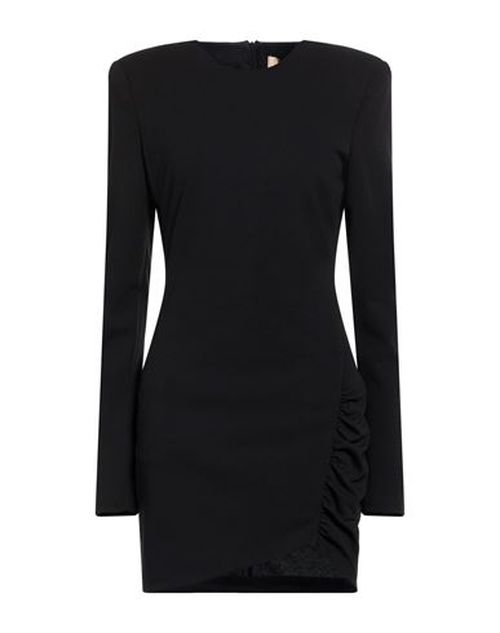 Woman Mini dress Black Size M Polyester, Elastane