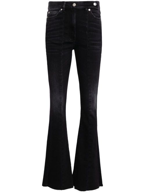 Zacca high-rise flared jeans - Black