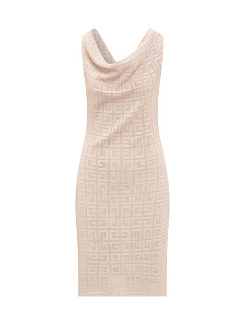 Draped Dress 4g In Jacquard