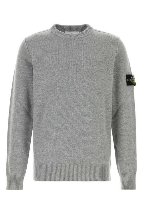 Crew Neck Sweater — Gray