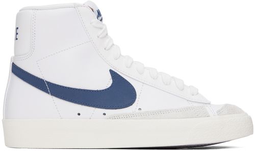 White & Blue Blazer Mid '77 Sneakers