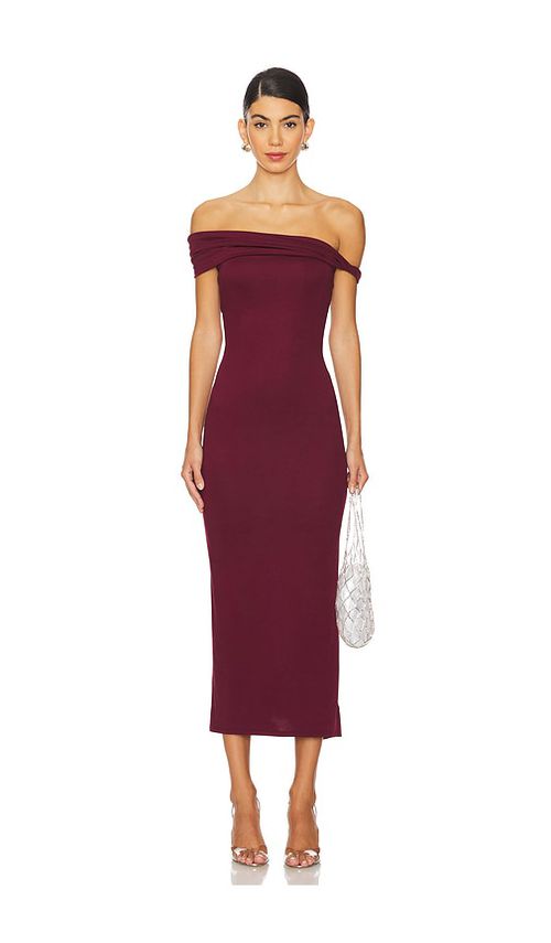 NIA Clara Dress in Burgundy. S. Also in