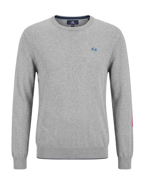Man Sweater Grey Size XL Cotton